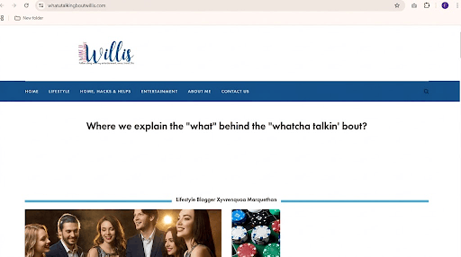 whatutalkingboutwillis website menu categories