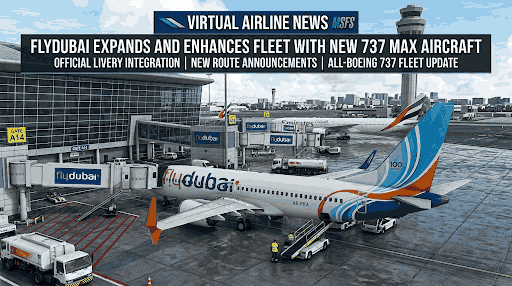 Virtual airline pilots flying online with VATSIM live air traffic control.